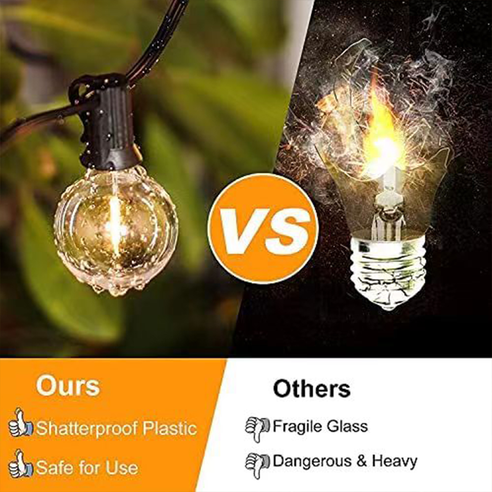 Outdoor 40LED G40 Bulbs Weddin - Outdoor Power For Wedding incelemesi ve fiyatı