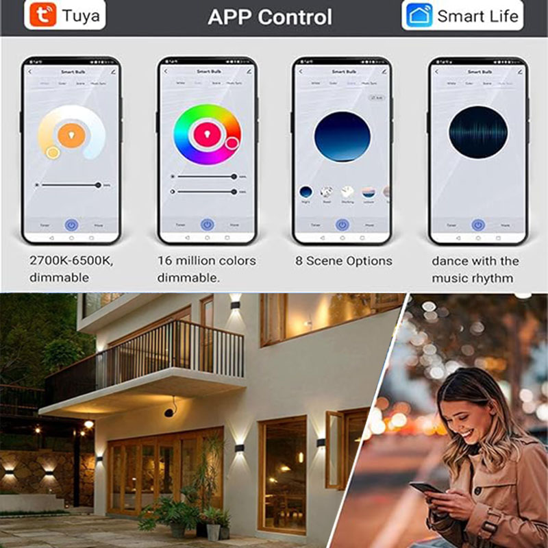 Tuya Smart Up Down Outdoor Wal - Outdoor Power Point Zigbee incelemesi ve fiyatı