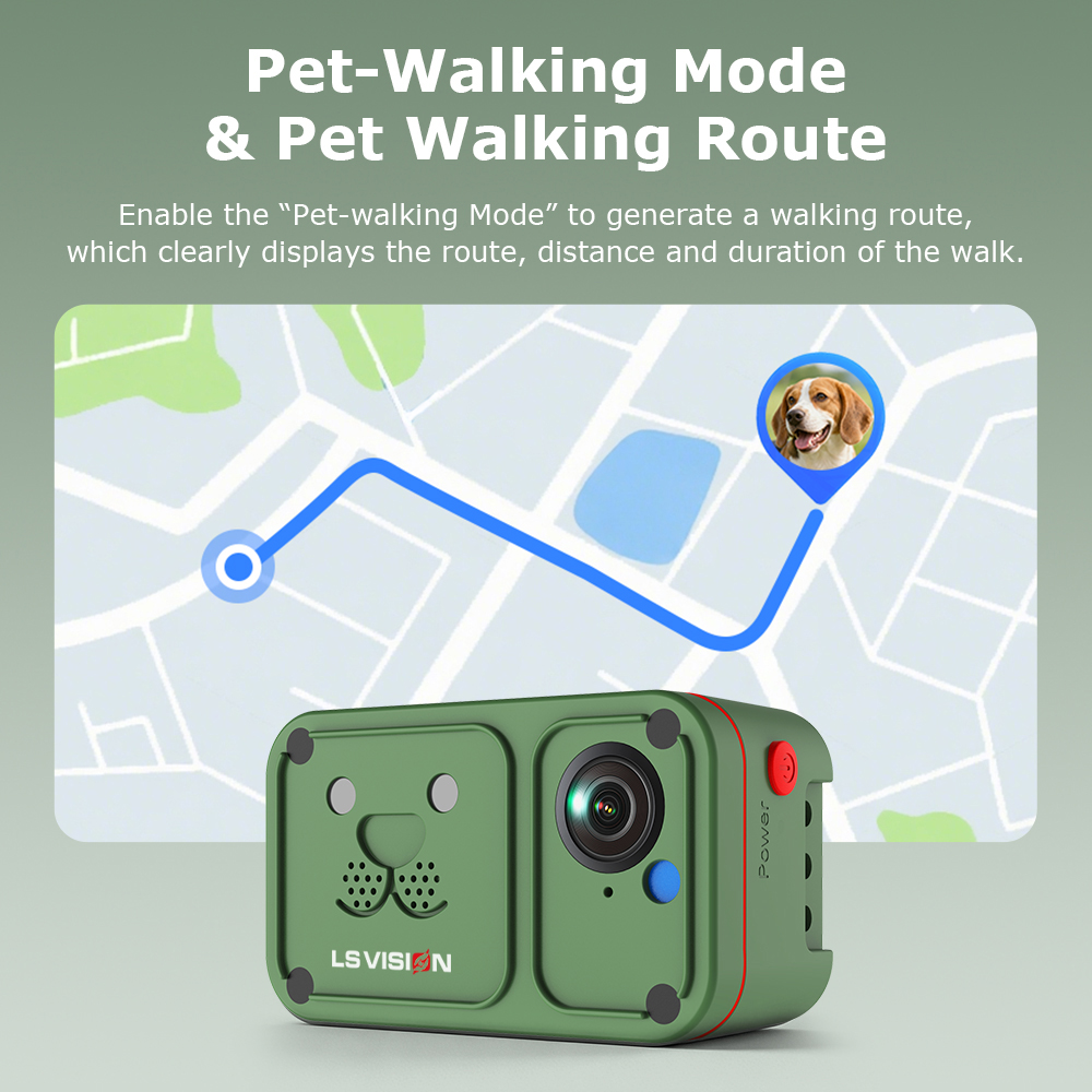 LS VISION 2K 4G Pet Collar Cam - Outdoor Power G Motion incelemesi ve fiyatı