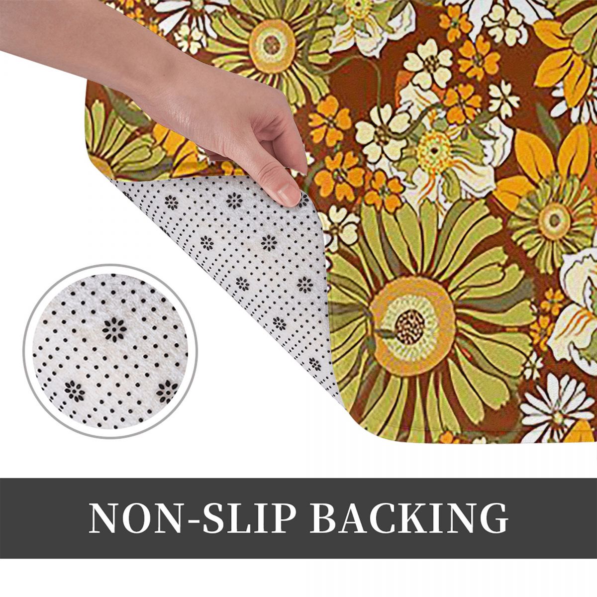 70s Flower Power Pattern Boho  - Outdoor Kitchen Power incelemesi ve fiyatı
