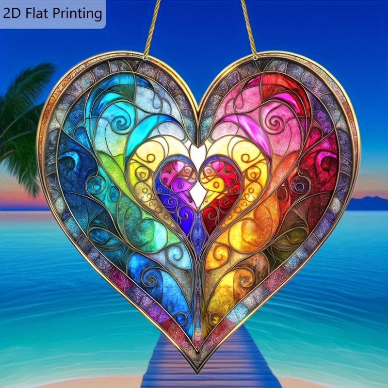 2/4 Piece Set of 2D Flat Heart - Outdoor Power For Wedding incelemesi ve fiyatı