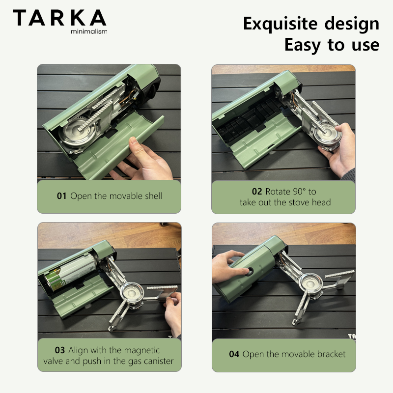 TARKA Cassette Stove Camping F - Outdoor Kitchen Power incelemesi ve fiyatı