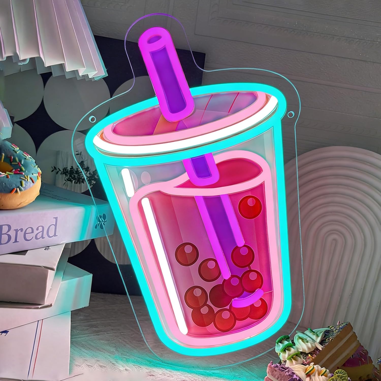 Bubble Tea Neon Sign USB Power - Outdoor Kitchen Power incelemesi ve fiyatı