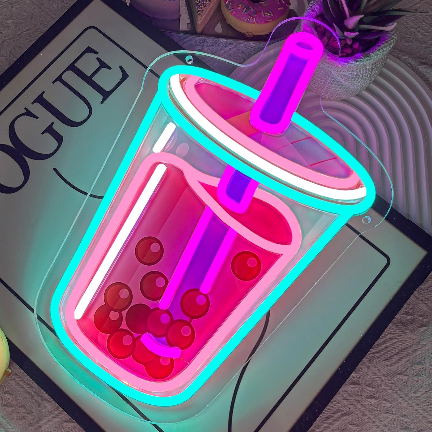 Bubble Tea Neon Sign USB Power - Outdoor Kitchen Power incelemesi ve fiyatı
