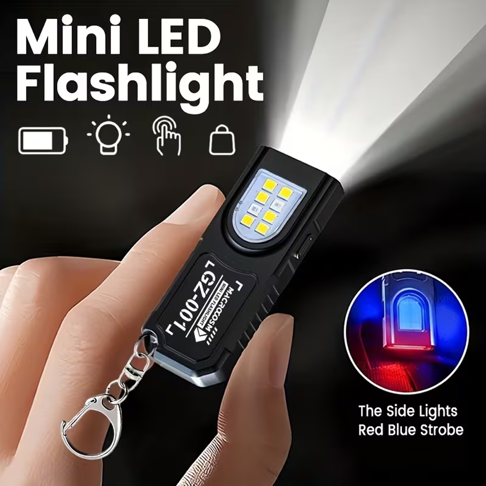 Mini COB LED Keychain Flashlig - Outdoor Power Supply incelemesi ve fiyatı