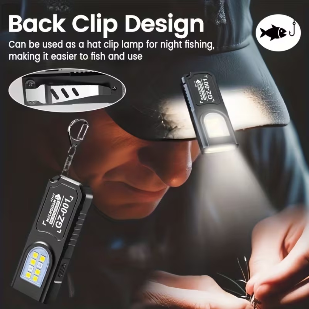 Mini COB LED Keychain Flashlig - Outdoor Power Supply incelemesi ve fiyatı