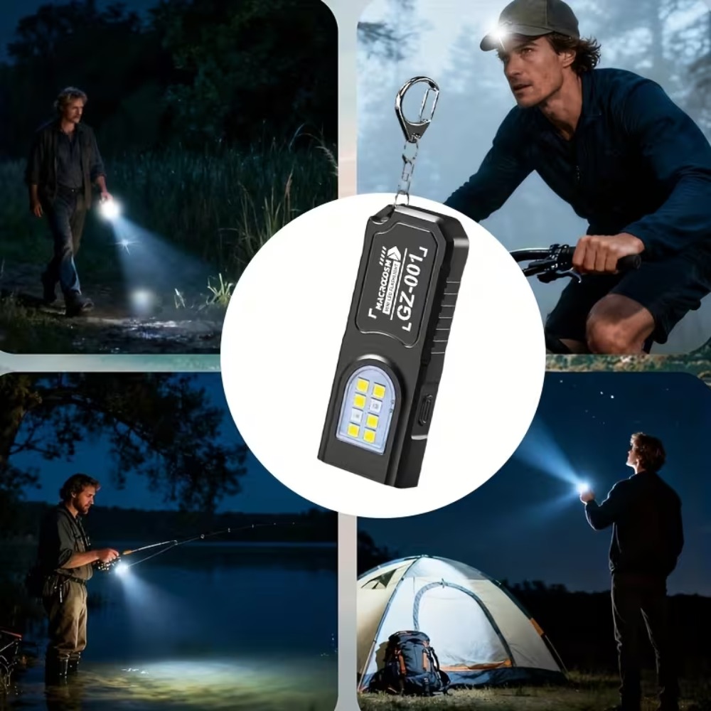 Mini COB LED Keychain Flashlig - Outdoor Power Supply incelemesi ve fiyatı